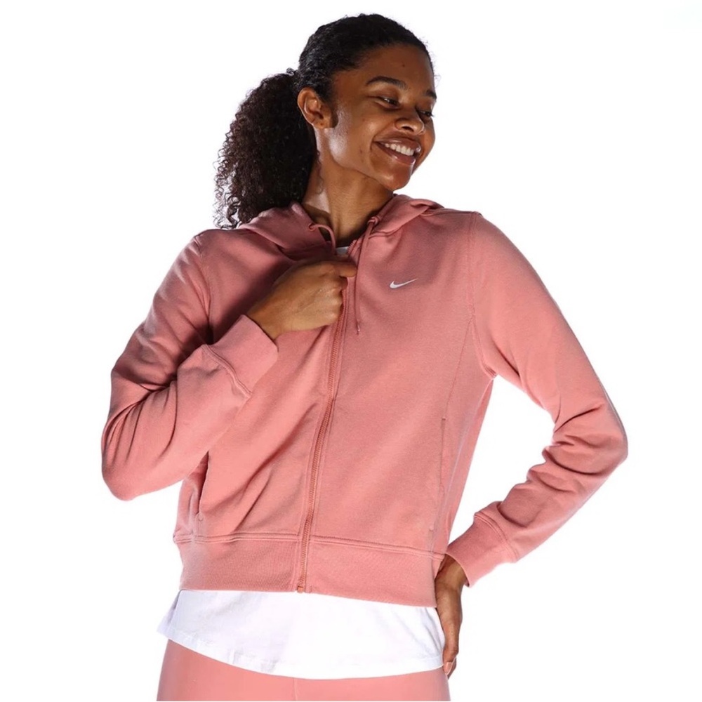 Nike Dri-Fit One Women's Coral Pink Training Sweatshirt
size Medium - Picture 4 of 6